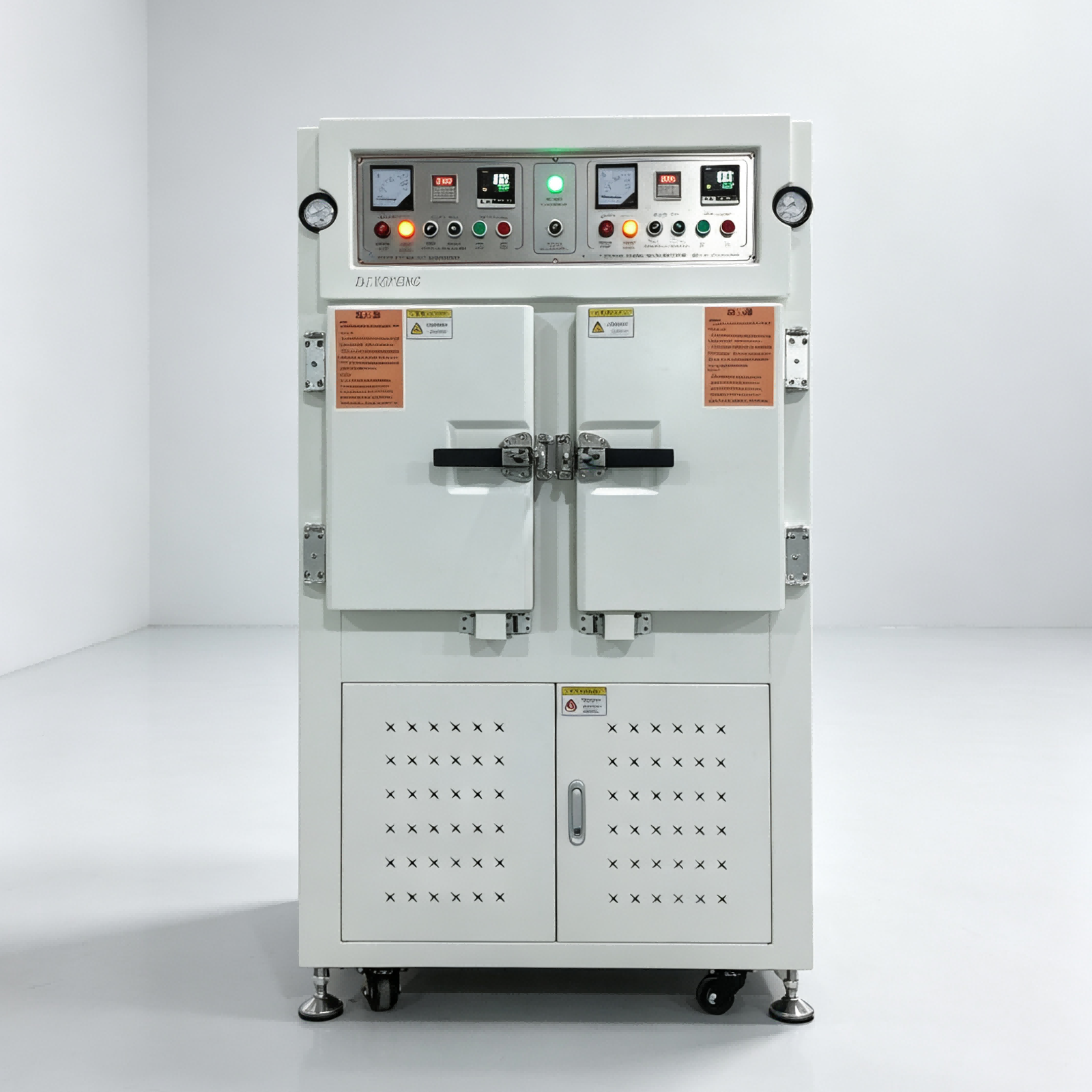 Dingfeng Automation Unveils Vertical Dual-Station Oven: Dual-Chamber Parallel Operation · High-Efficiency Drying · Precision Temperature Control