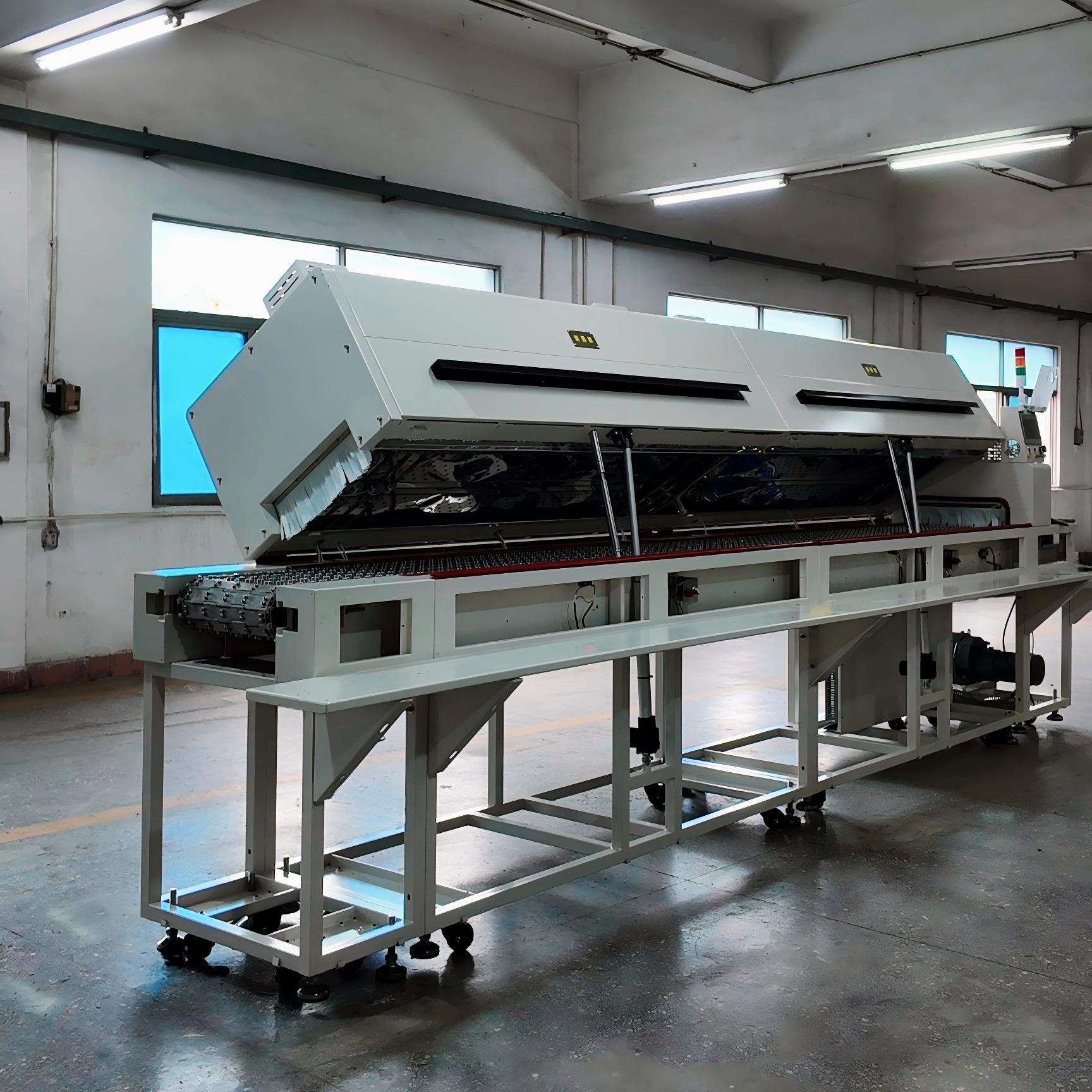 Mesh-Plate Tunnel Oven Dingfeng Automation – 4-Lane Conveyor Drying